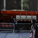 Sand trucks in Midtown Manhattan on November 8, 2016 (Photo by Joe Raedle/Getty Images)